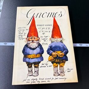 Abrams Gnomes Book 1977 Rien Poortvliet Wil Huygen Hardcover Dust Jacket 12"
